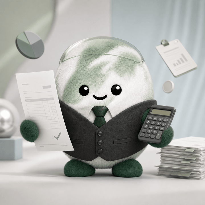 Invoice Bot Grok Bot mascot